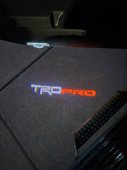 Toyota TRD PRO Welcome Lights 2Pcs Entry LED Logo Light Car Adjustable Angles [Bright]