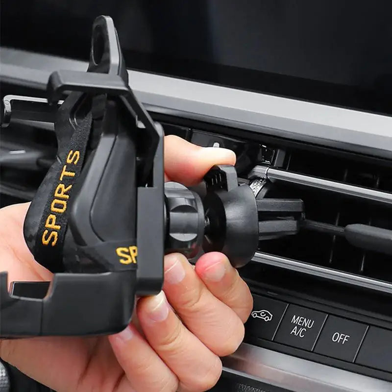 Car Holder For Cell Phone Racing Seats Car Phone Holder With Safety Belt 360 Rotation Car Phone Holder