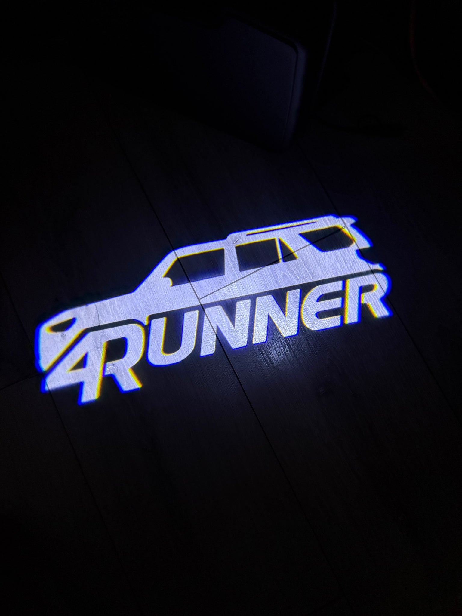 4Runner Welcome Lights 2Pcs Entry LED Logo Light Car Adjustable Angles [Bright]