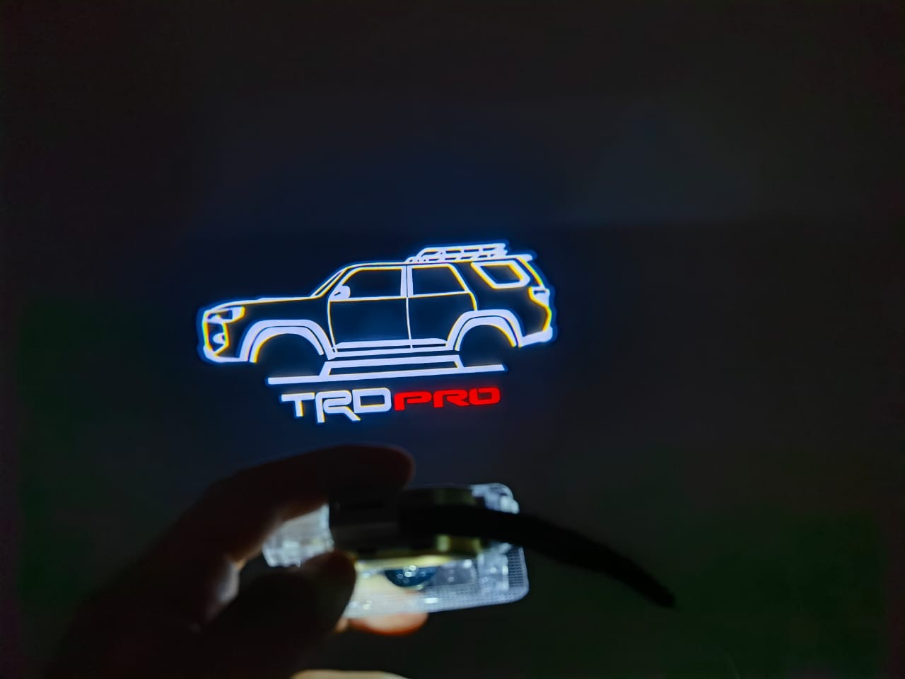 Toyota 4 Runner TRD PRO Limited Edition | CUSTOM | [Bright] Welcome Lights 2Pcs Entry LED Logo Light Car Adjustable Angles [Bright]