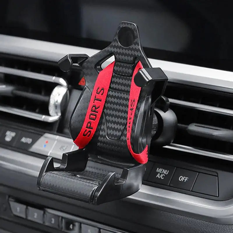 Car Holder For Cell Phone Racing Seats Car Phone Holder With Safety Belt 360 Rotation Car Phone Holder