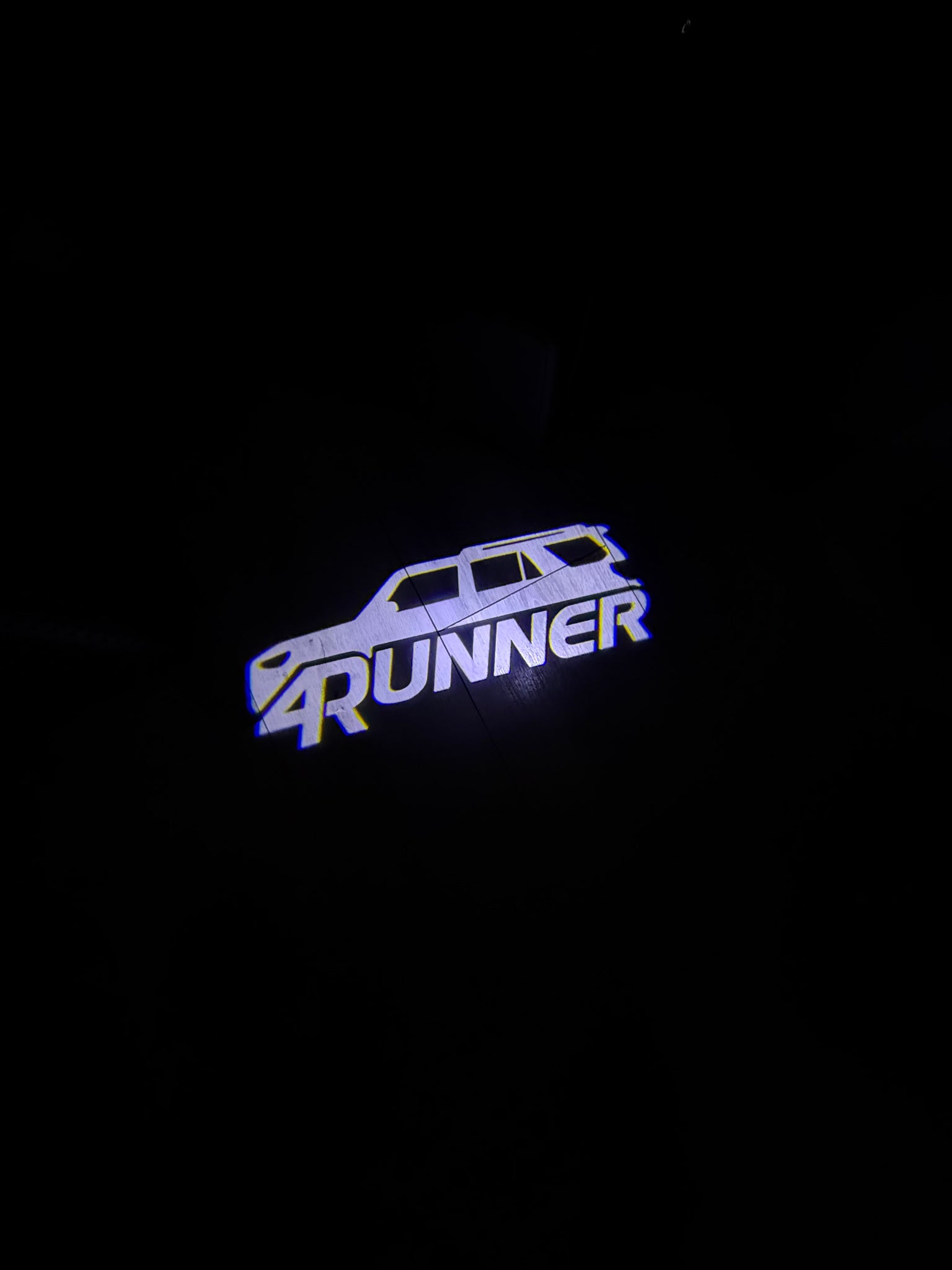 4Runner Welcome Lights 2Pcs Entry LED Logo Light Car Adjustable Angles [Bright]