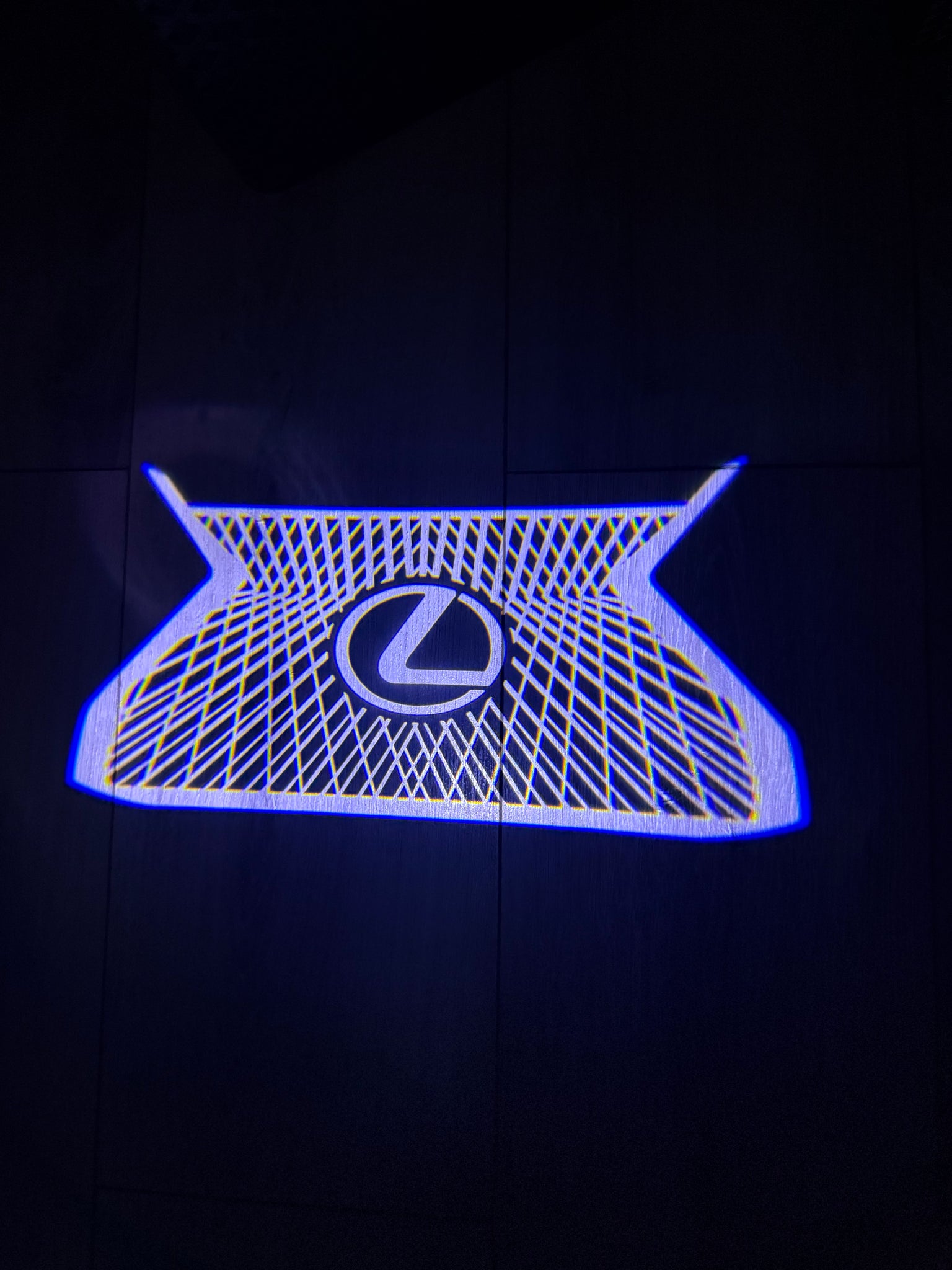 Custom Lexus Door Lights   2Pcs Entry LED Logo Light Car Adjustable Angles [Bright]