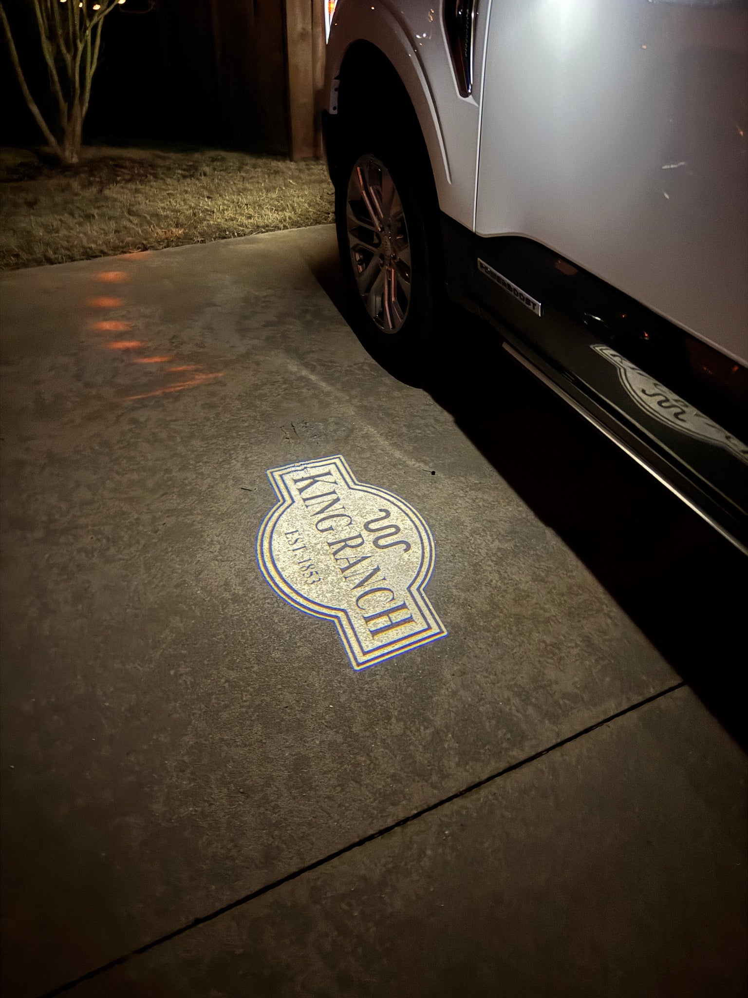 MIRROR Puddle Light  For Ford KING RANCH | 2015-2024