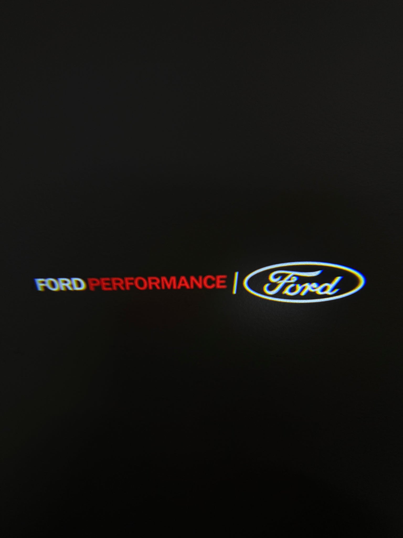 FORD PERFORMANCE With Ford Logo MIRROR Puddle Light FOR FORD F150 & Raptor / Bronco 2015-2025