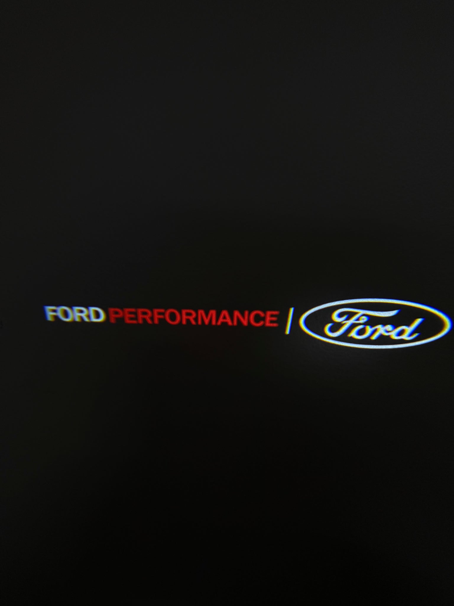 FORD PERFORMANCE With Ford Logo MIRROR Puddle Light FOR FORD F150 & Raptor / Bronco 2015-2025