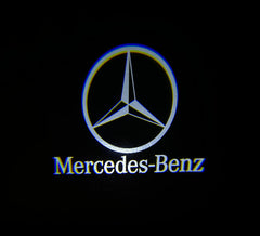 Mercedez Benz GLB 250 / Other Models -2Pcs (Limited) Entry LED Logo Light Car Adjustable Angles [Bright] Active