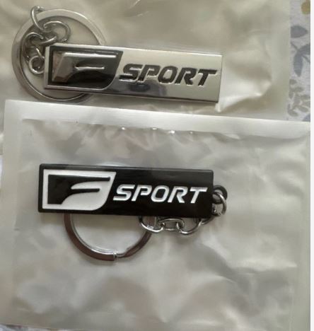 Metal  F- SPORT Keychain