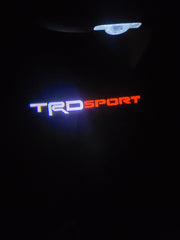 Toyota TRD SPORTS Welcome Lights 2Pcs Entry LED Logo Light Car Adjustable Angles [Bright]