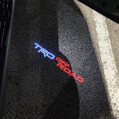 Toyota TRD OFF ROAD  Welcome Lights 2Pcs Entry LED Logo Light Car Adjustable Angles [Bright]