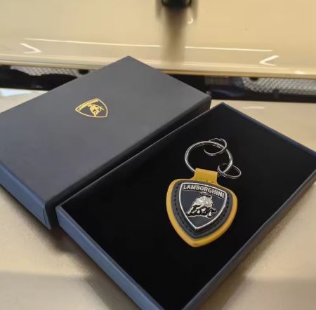 Lamborghini 3D Emblem Key Ring