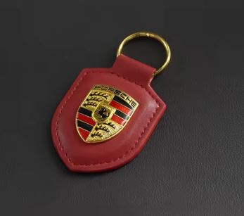 Porsche  3D Emblem Key Ring