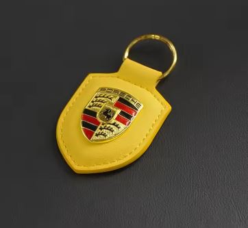 Porsche  3D Emblem Key Ring