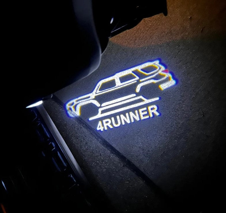 Toyota 4 Runner Welcome Lights 2Pcs Entry LED Logo Light Car Adjustable Angles [Bright]