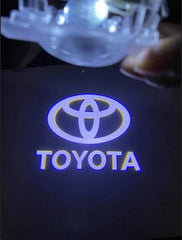 Toyota Door Light Logo 2Pcs (Limited) Entry LED Logo Light Car Adjustable Angles [Bright] Active