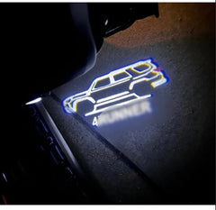 Toyota 4 Runner Welcome Lights 2Pcs Entry LED Logo Light Car Adjustable Angles [Bright]