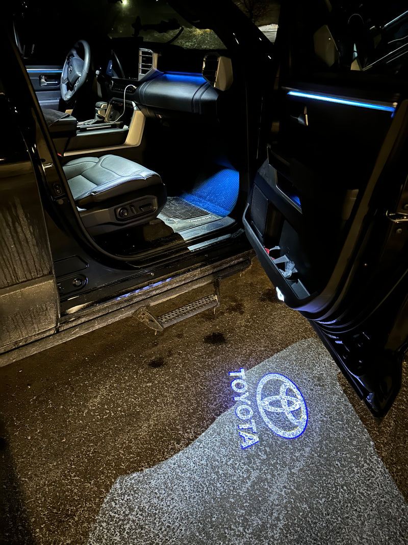 TOYOTA Logo Car Door LED Light Projector Light 1 SET (2 pcs ) TOYOTA Logo  Ghost Shadow Lights | Shopee Malaysia