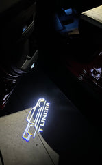 Toyota Tundra Welcome Lights 2Pcs Entry LED Logo Light Car Adjustable Angles [Bright]